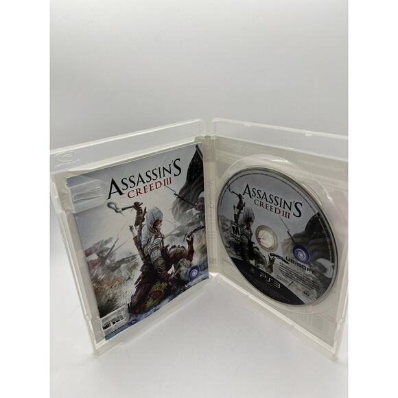 Assassin's Creed 3 III (PS3 Sony PlayStation 3, 2012) GameStop CIB - Tested - Picture 5 of 8